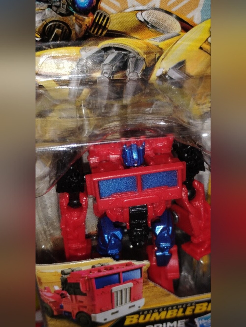 Kids' Transformers Bumble Bee Toy Figure - Red & Blue
